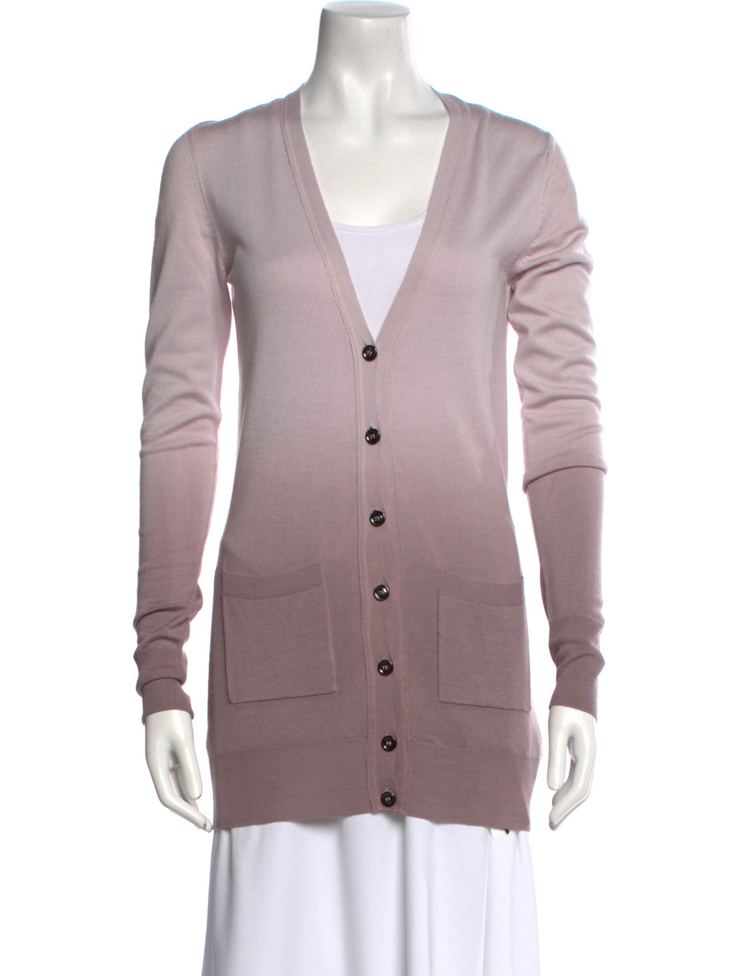 Burberry Virgin Wool V-Neck Sweater