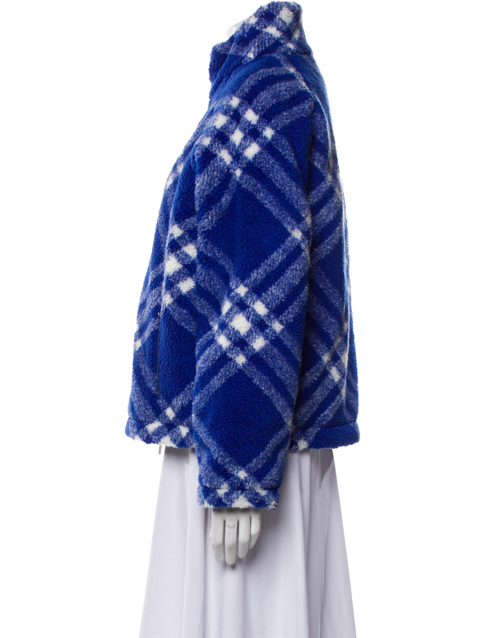 Burberry Plaid Print Jacket w/ Tags