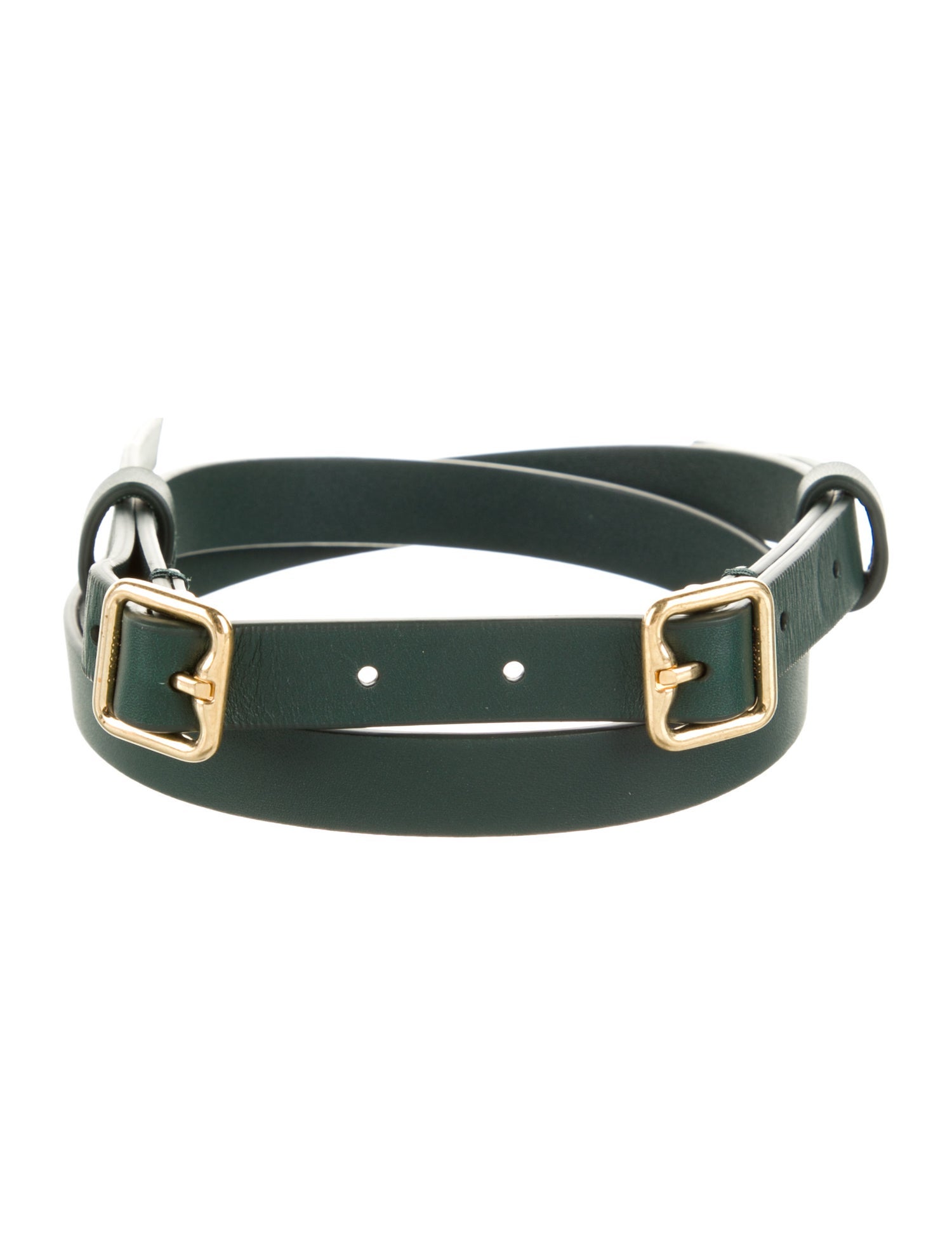 Burberry Skinny Leather Belt
