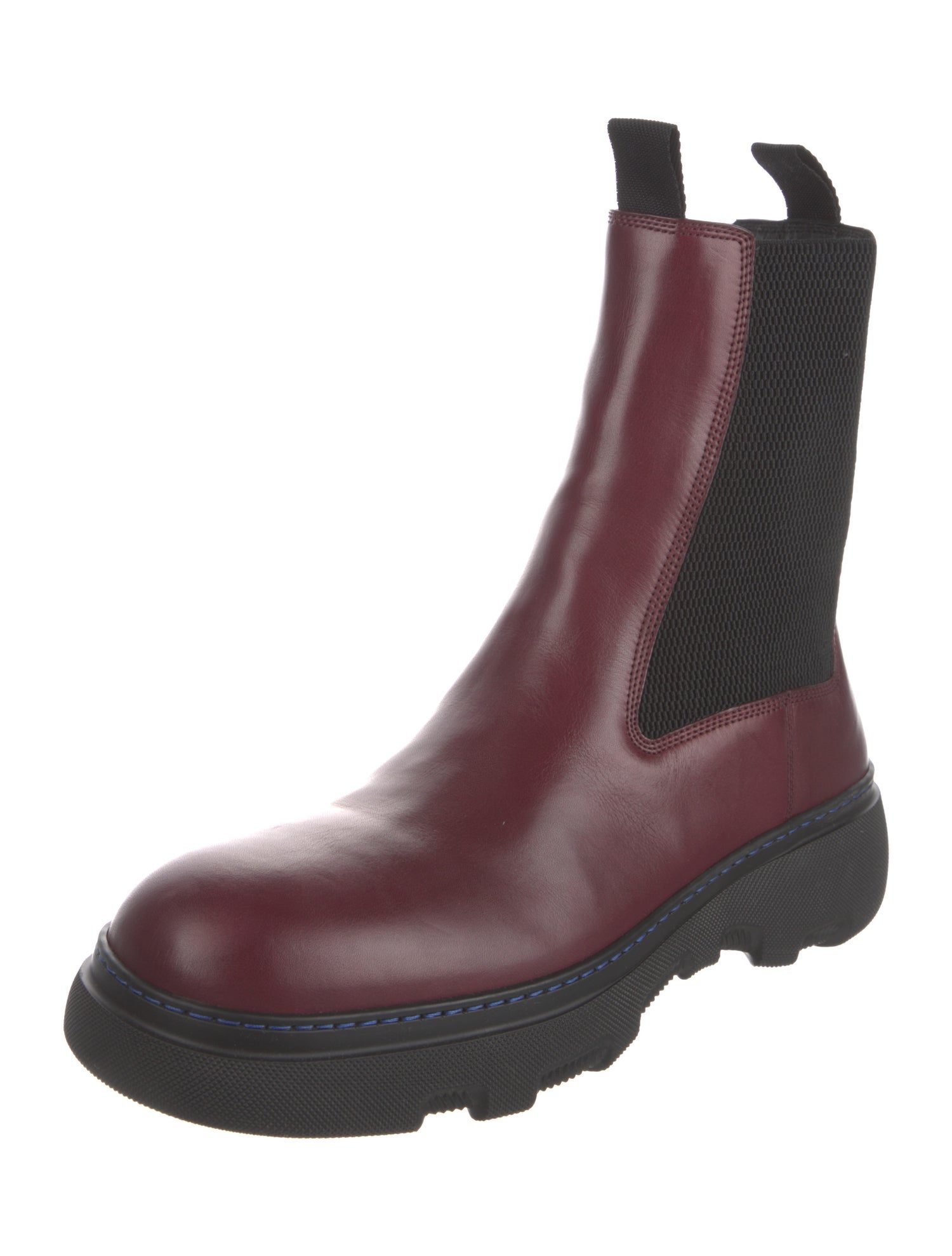 Burberry Leather Chelsea Boots