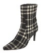 Burberry Tweed Printed Sock Boots