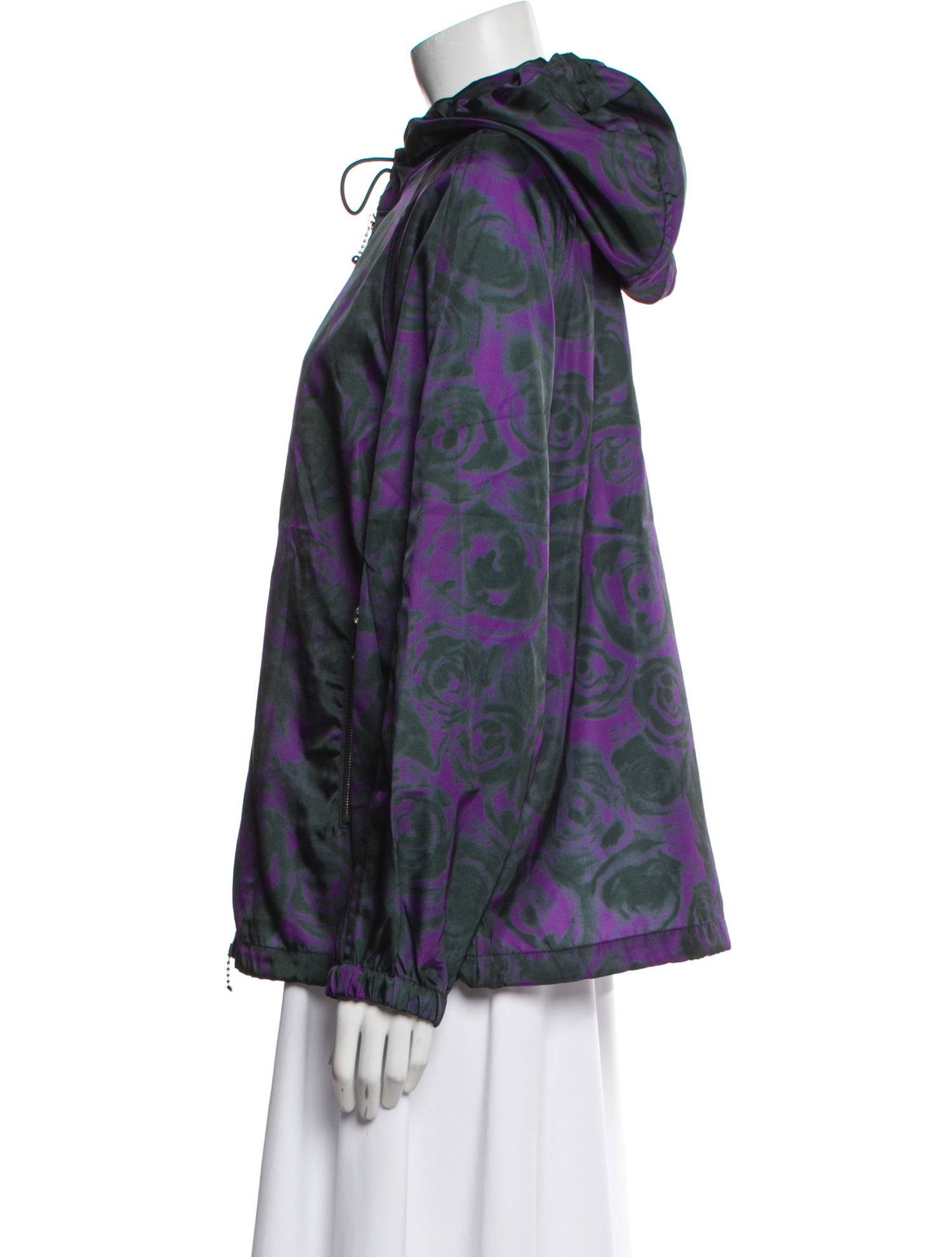 Burberry Floral Print Bomber Jacket