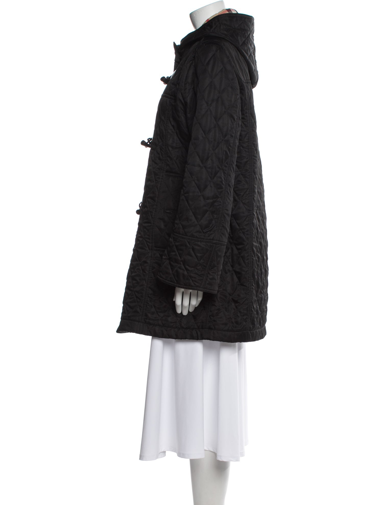 Burberry Animal Print Faux Fur Coat