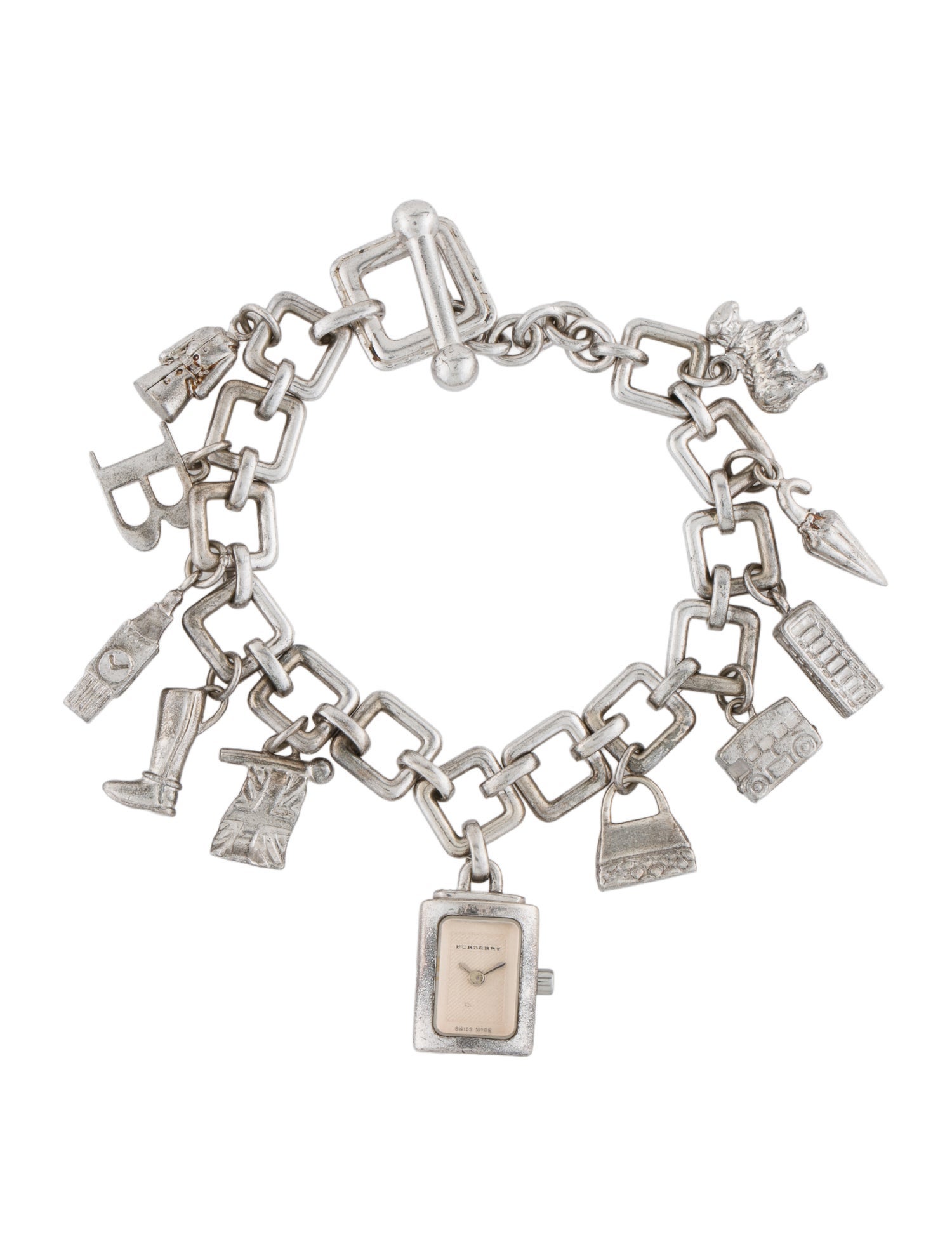 Burberry Signature Charm Bracelet Watch