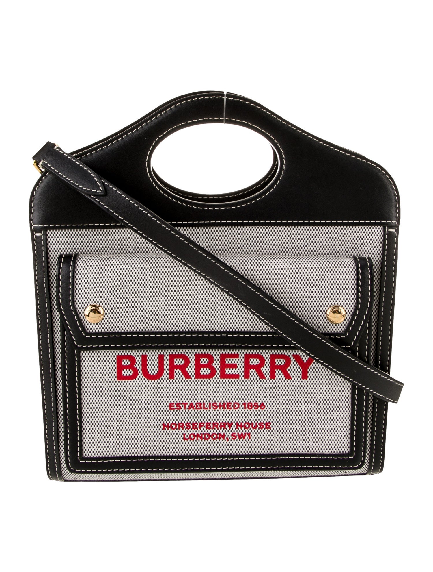 Burberry Canvas Pocket Bag
