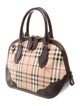 Burberry Haymarket Check Top Handle Bag