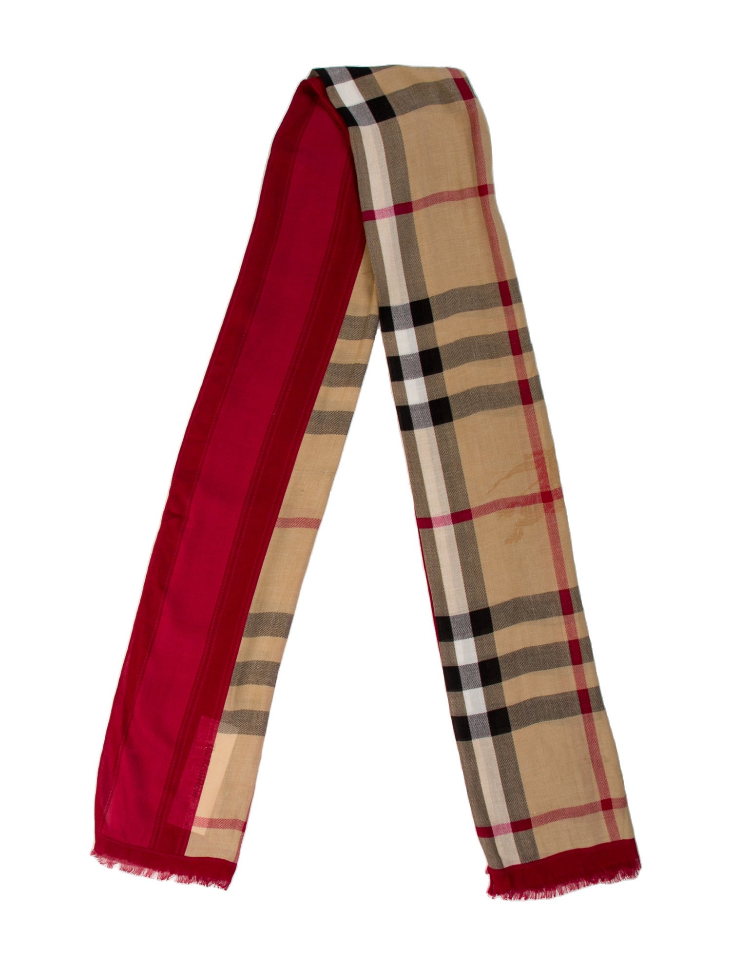 Burberry Horseferry Check Pattern Printed Scarf
