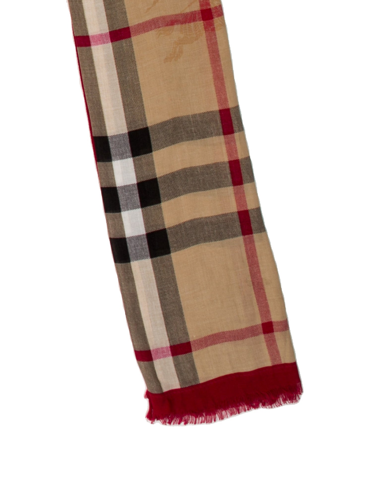 Burberry Horseferry Check Pattern Printed Scarf