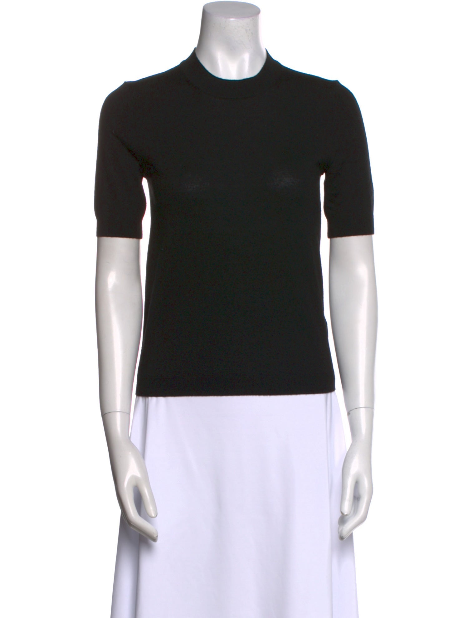 Burberry Merino Wool Crew Neck T-Shirt