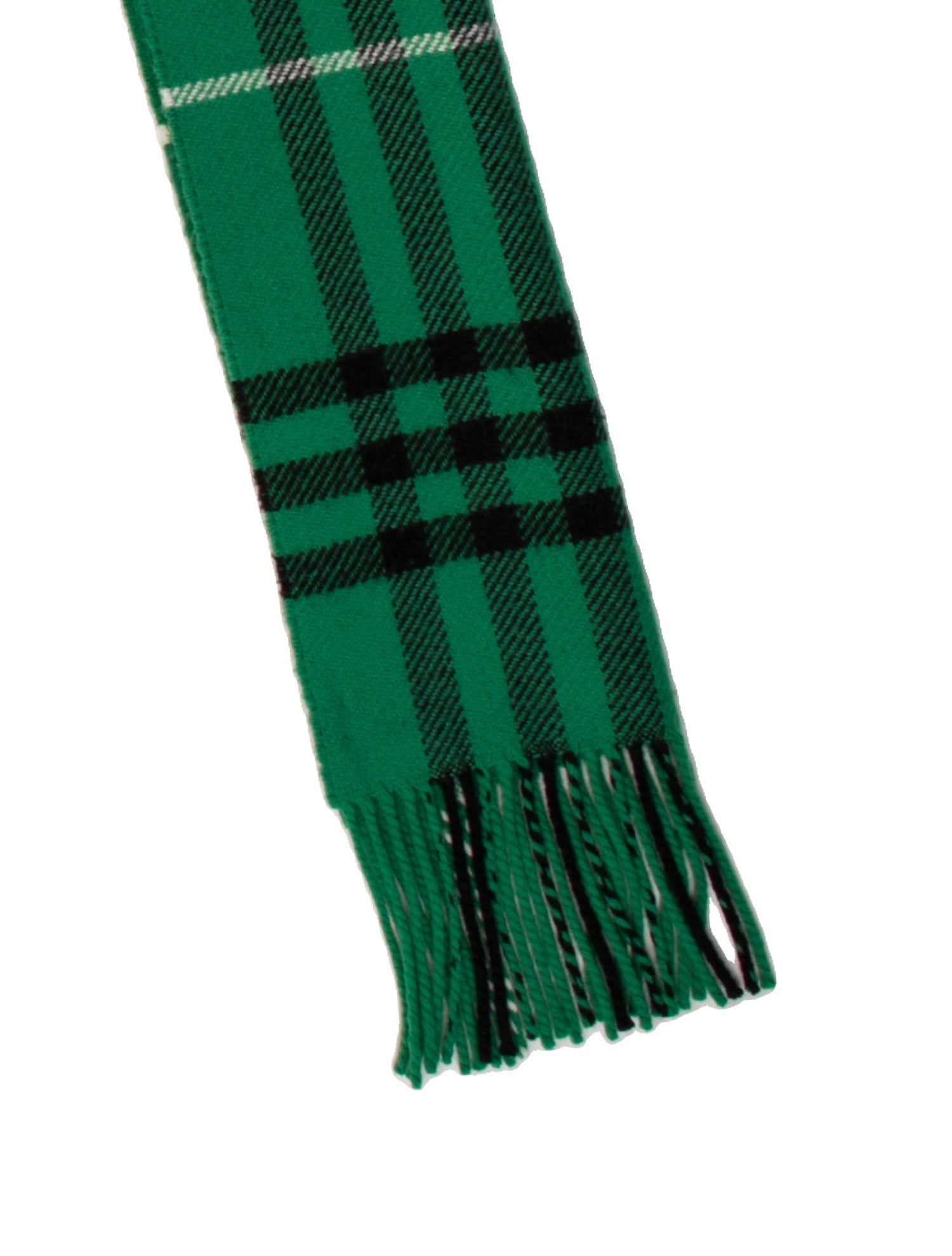Burberry Wool Nova Check Pattern Scarf