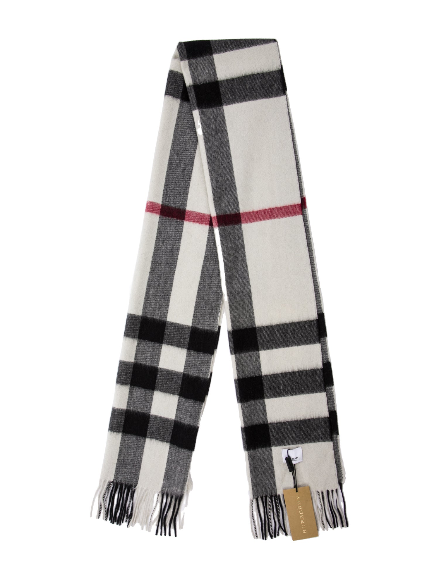 Burberry Cashmere Striped Scarf