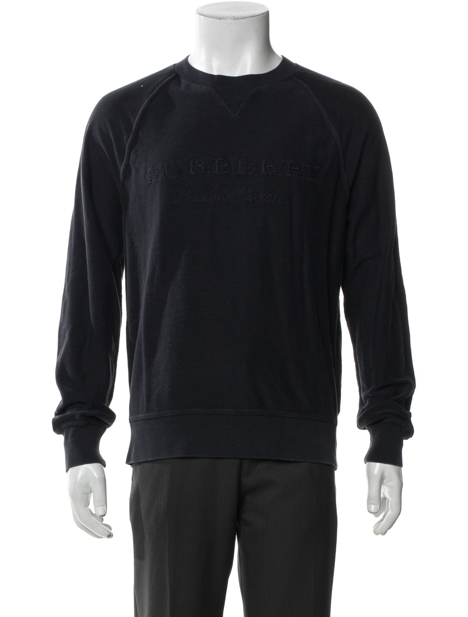 Burberry Crew Neck Long Sleeve Sweatshirt