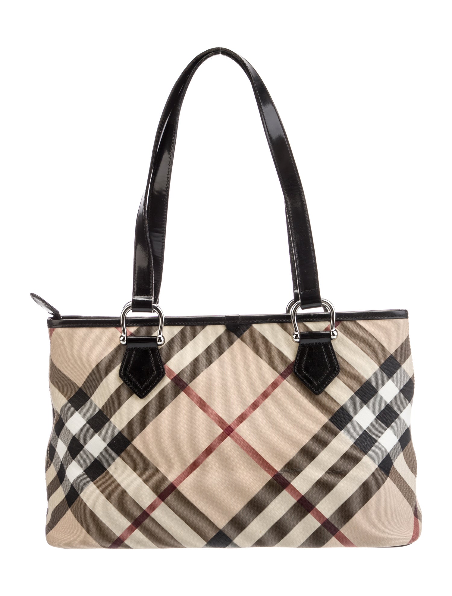 Burberry Prorsum Super Nova Check Top Handle Bag