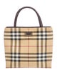 Burberry London Nova Check Top Handle Bag