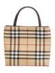 Burberry London Nova Check Top Handle Bag