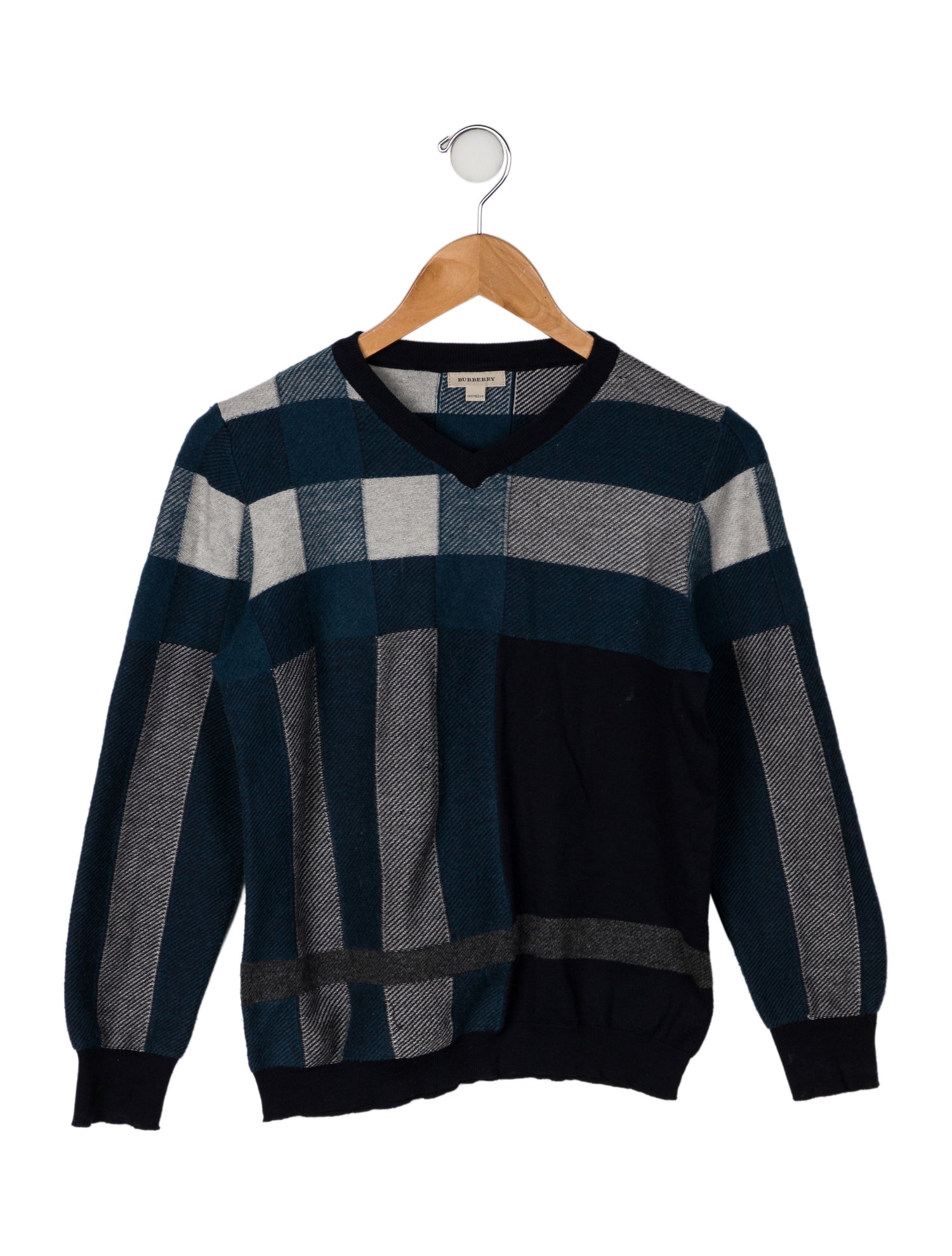Burberry Boys' Patterned Woven Sweater