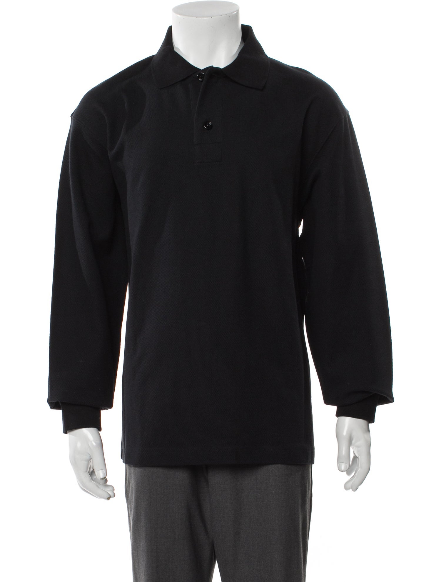 Burberry Collar Long Sleeve Polo Shirt w/ Tags