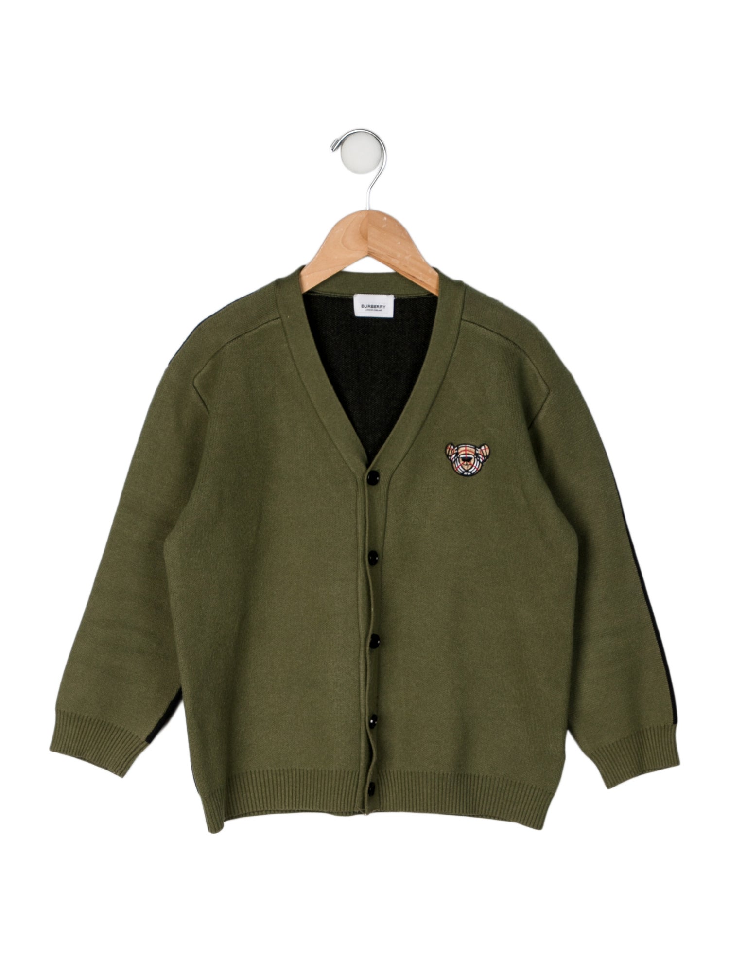 Burberry Kids Thomas Bear Motif Cardigan