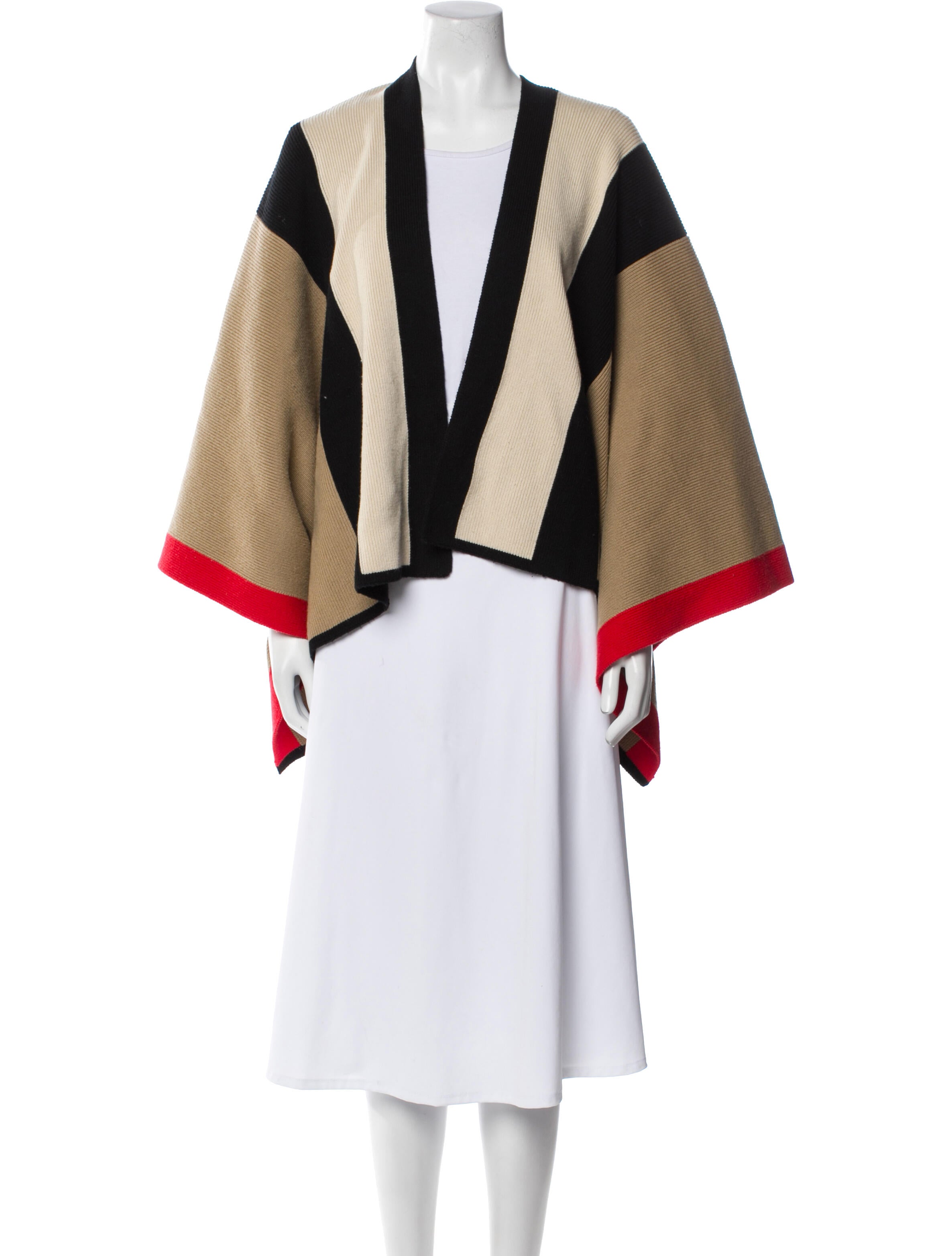 Burberry Wool Nova Check Pattern Shawl