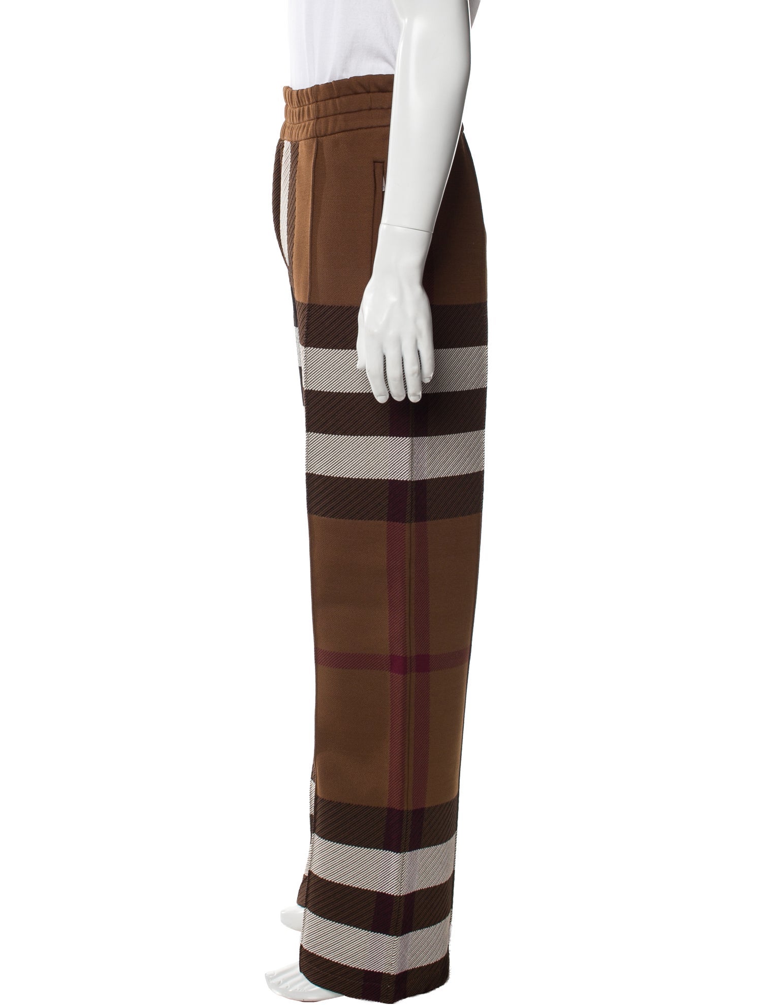 Burberry Plaid Print Pants w/ Tags