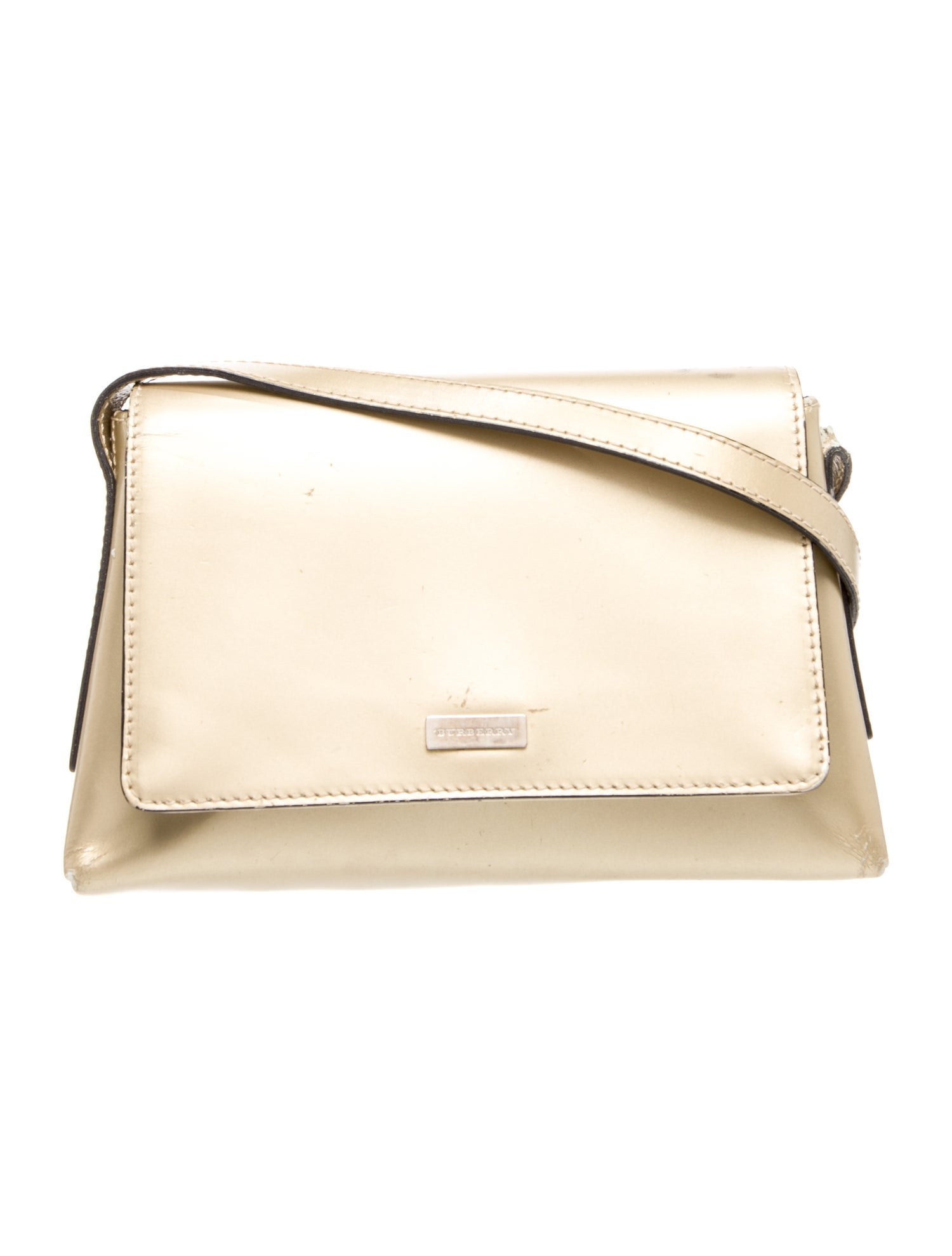 Burberry Leather Shoulder Bag Vintage