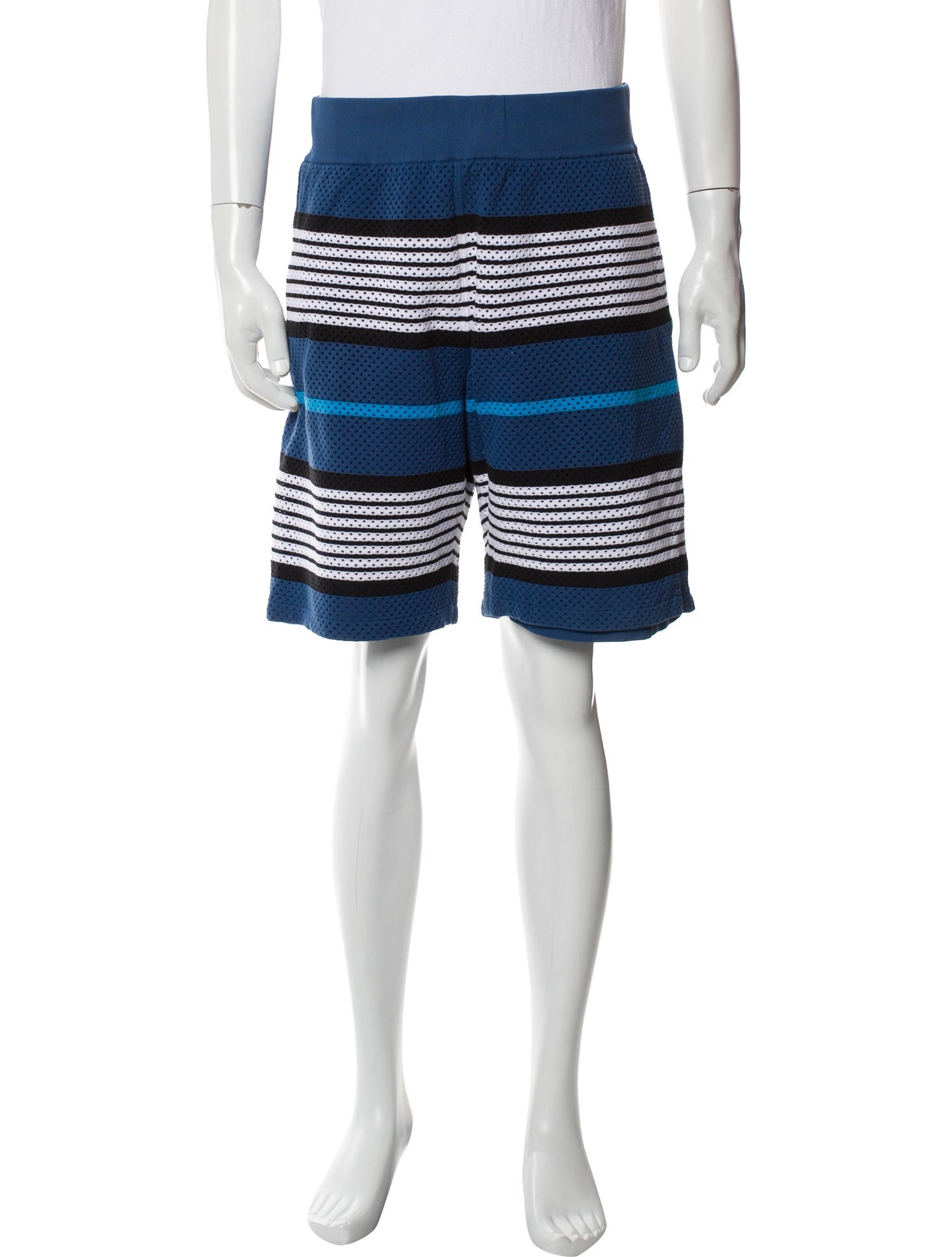 Burberry Striped Jogger Shorts