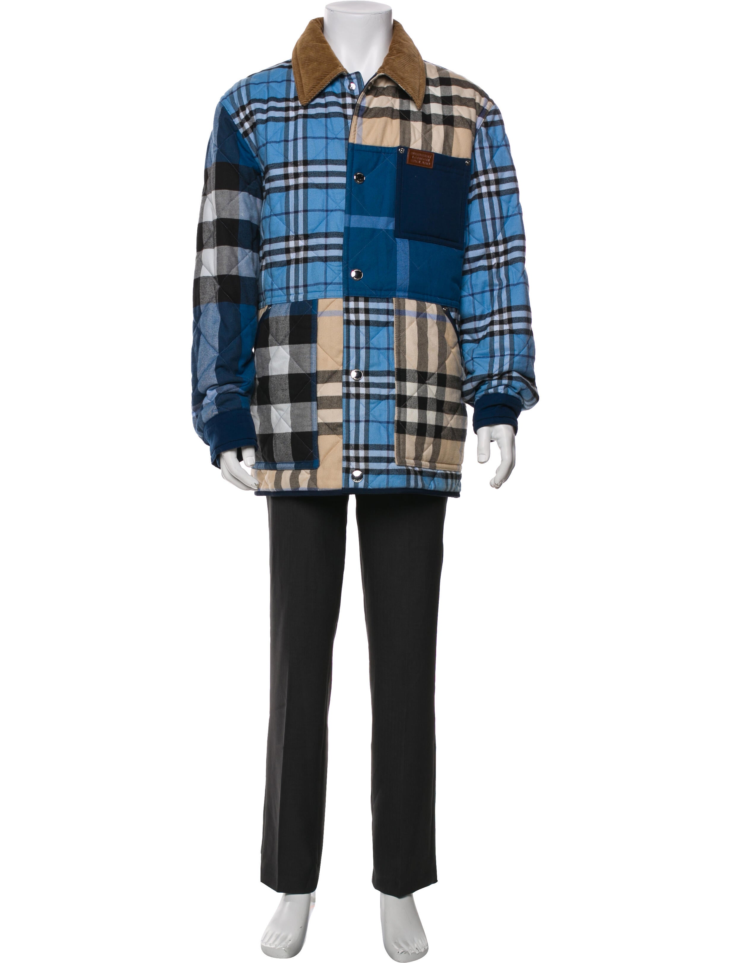 Burberry Plaid Print Overcoat w/ Tags