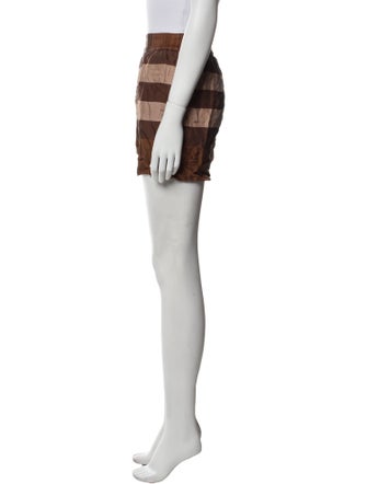 Burberry Silk Mini Shorts