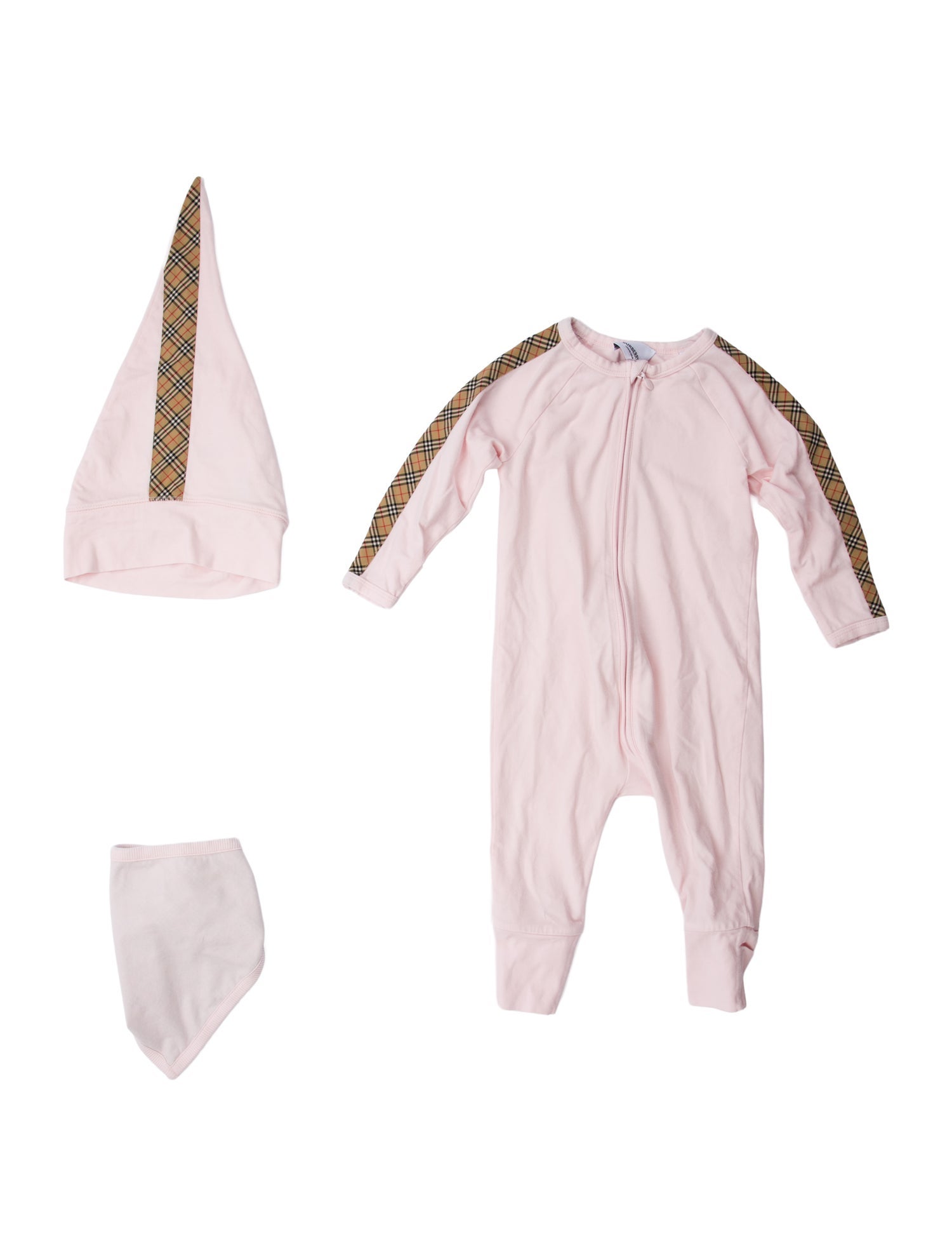 Burberry Infant Girls' Patterned Bodysuit Set