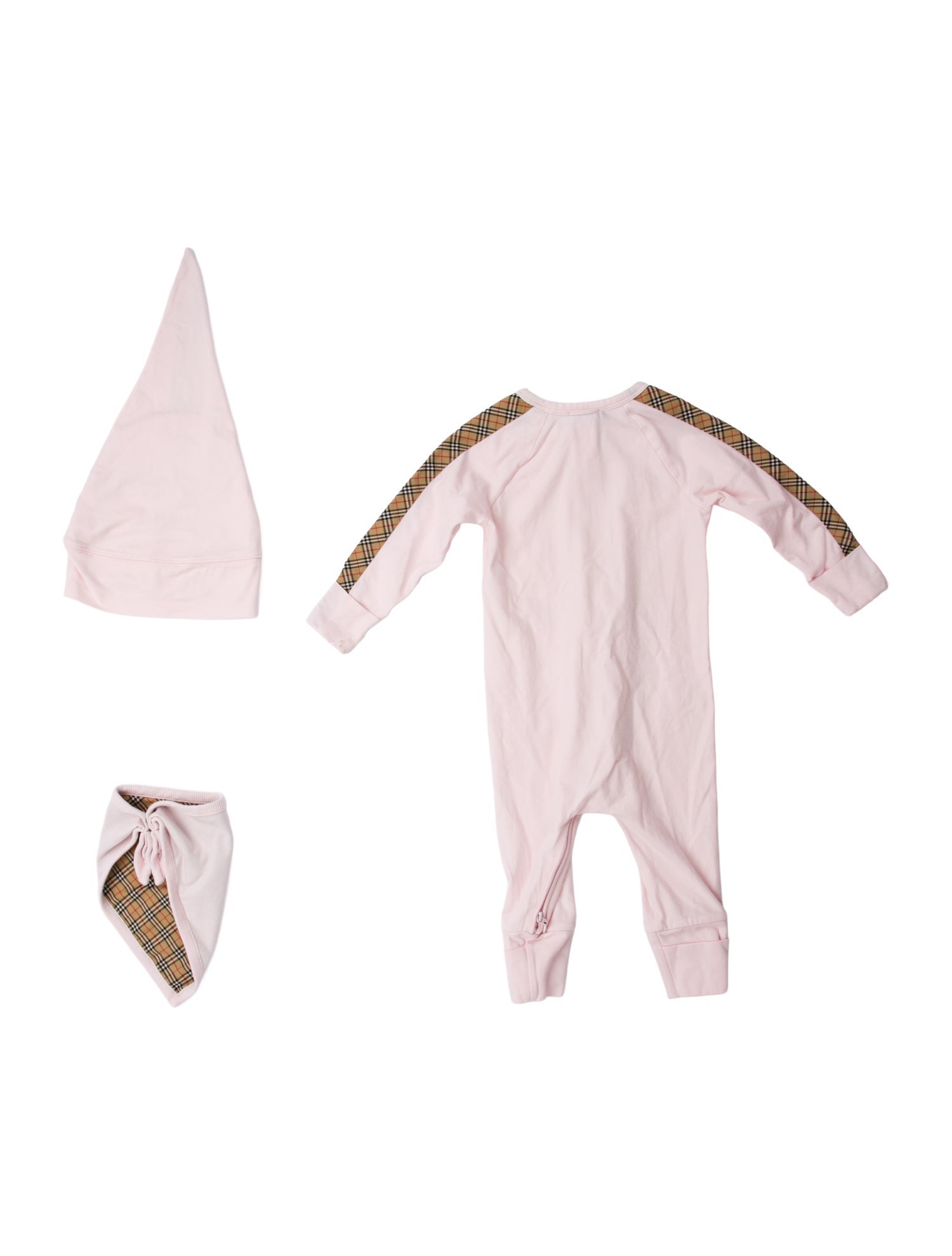 Burberry Infant Girls' Patterned Bodysuit Set