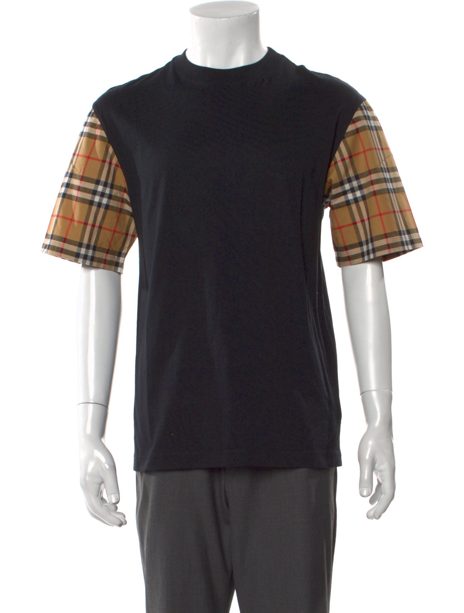 Burberry Plaid Print Short Sleeve Shirt w/ Tags