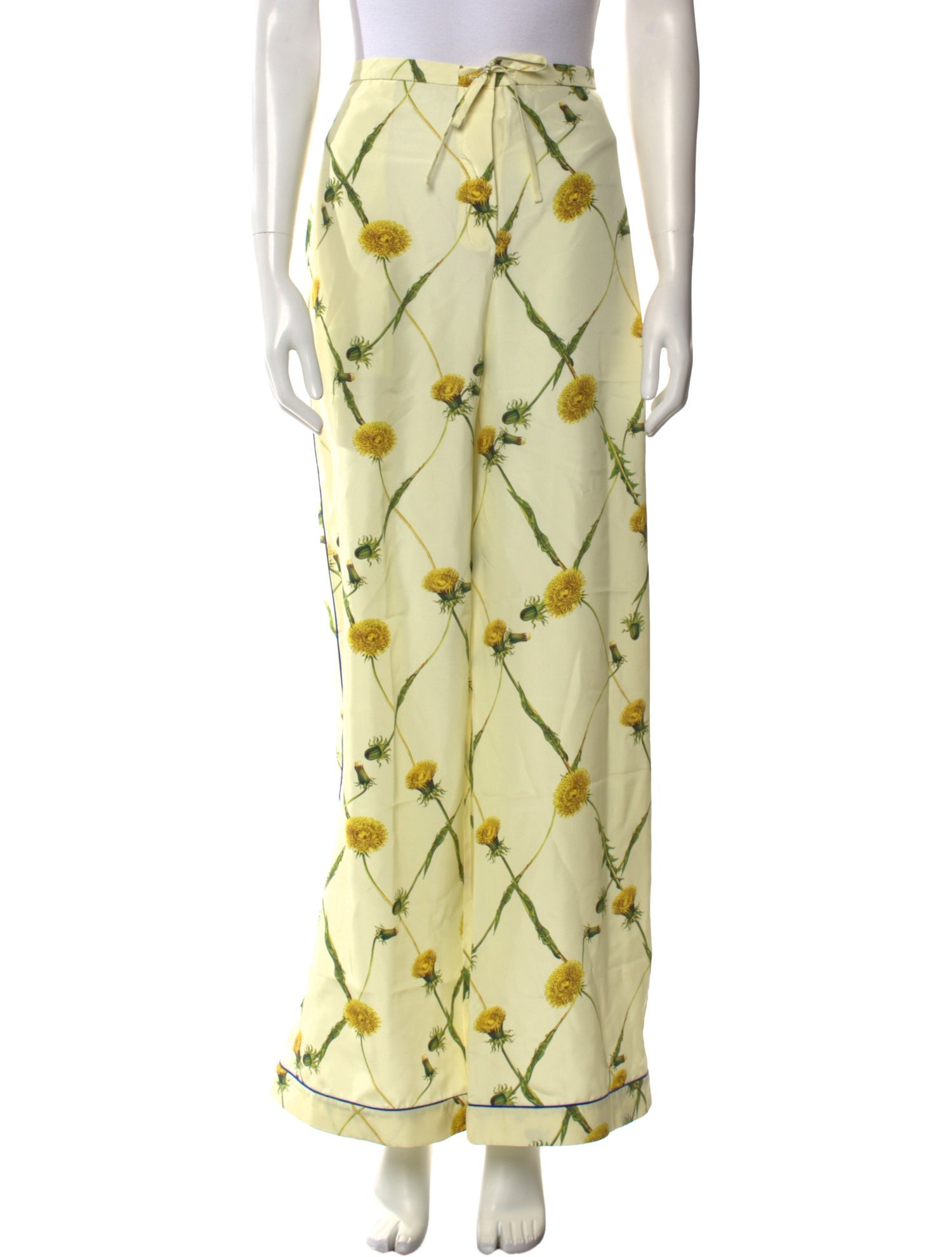 Burberry Floral Print Wide Leg Pants w/ Tags