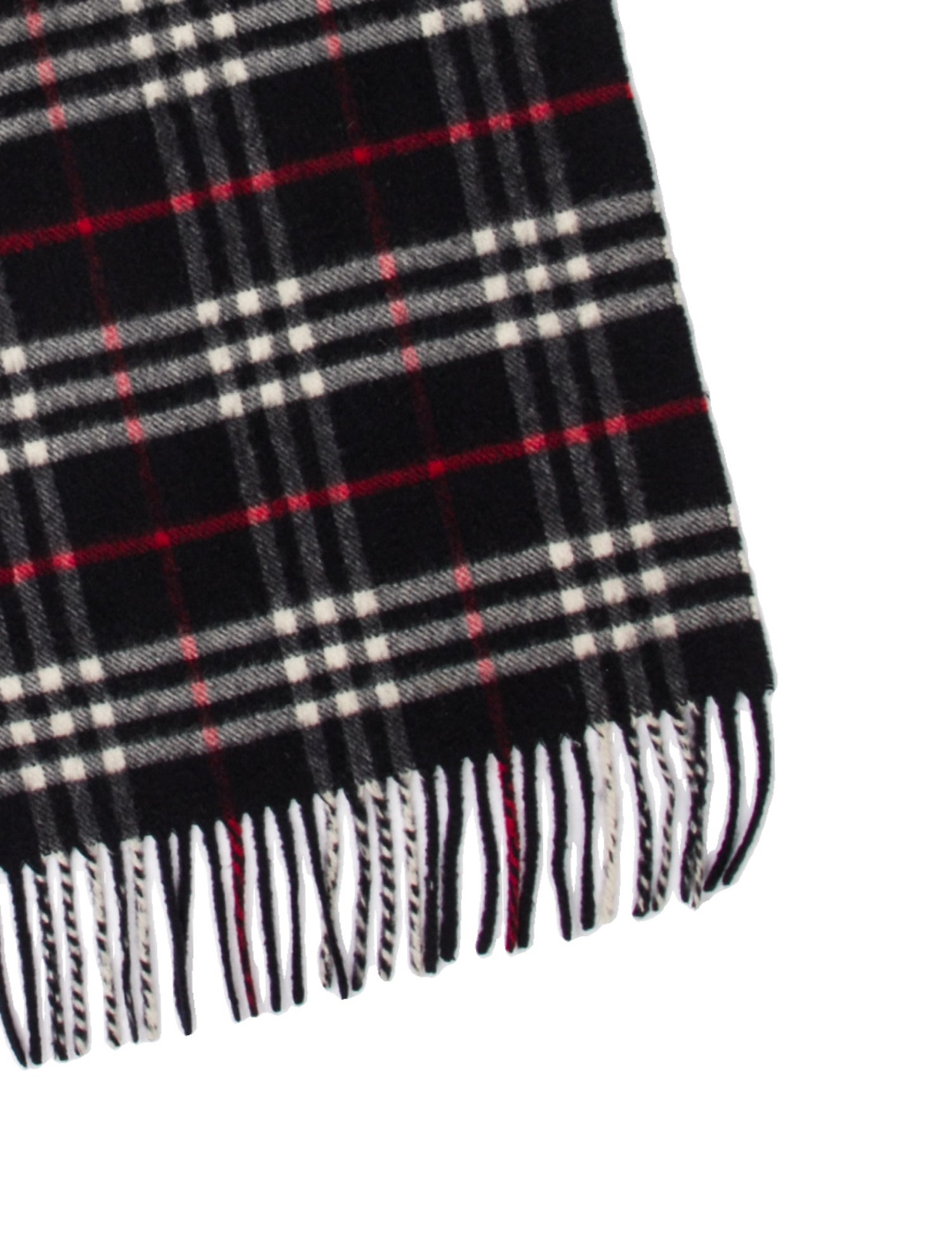 Burberry London Cashmere House Check Pattern Scarf