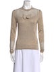 Burberry Prorsum Cashmere Mock Neck Sweatshirt