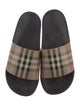 Burberry Nova Check Pattern Rubber Slides