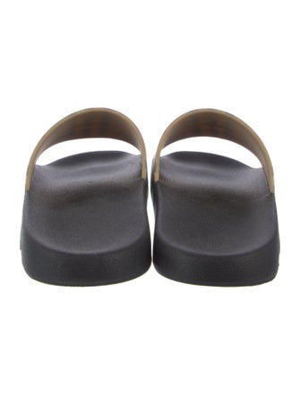 Burberry Nova Check Pattern Rubber Slides