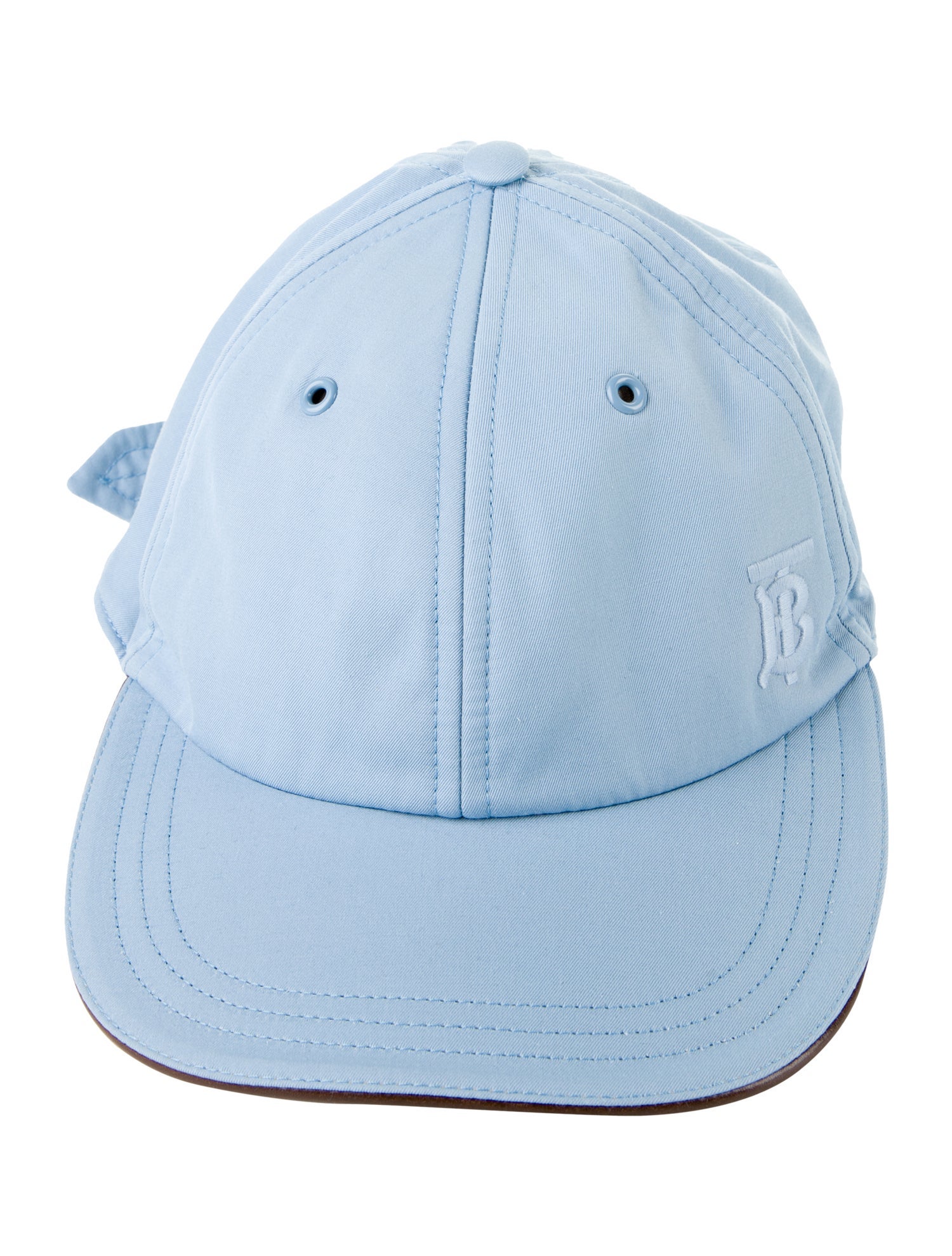 Burberry Blue Pattern Printed Nylon Baseball Cap