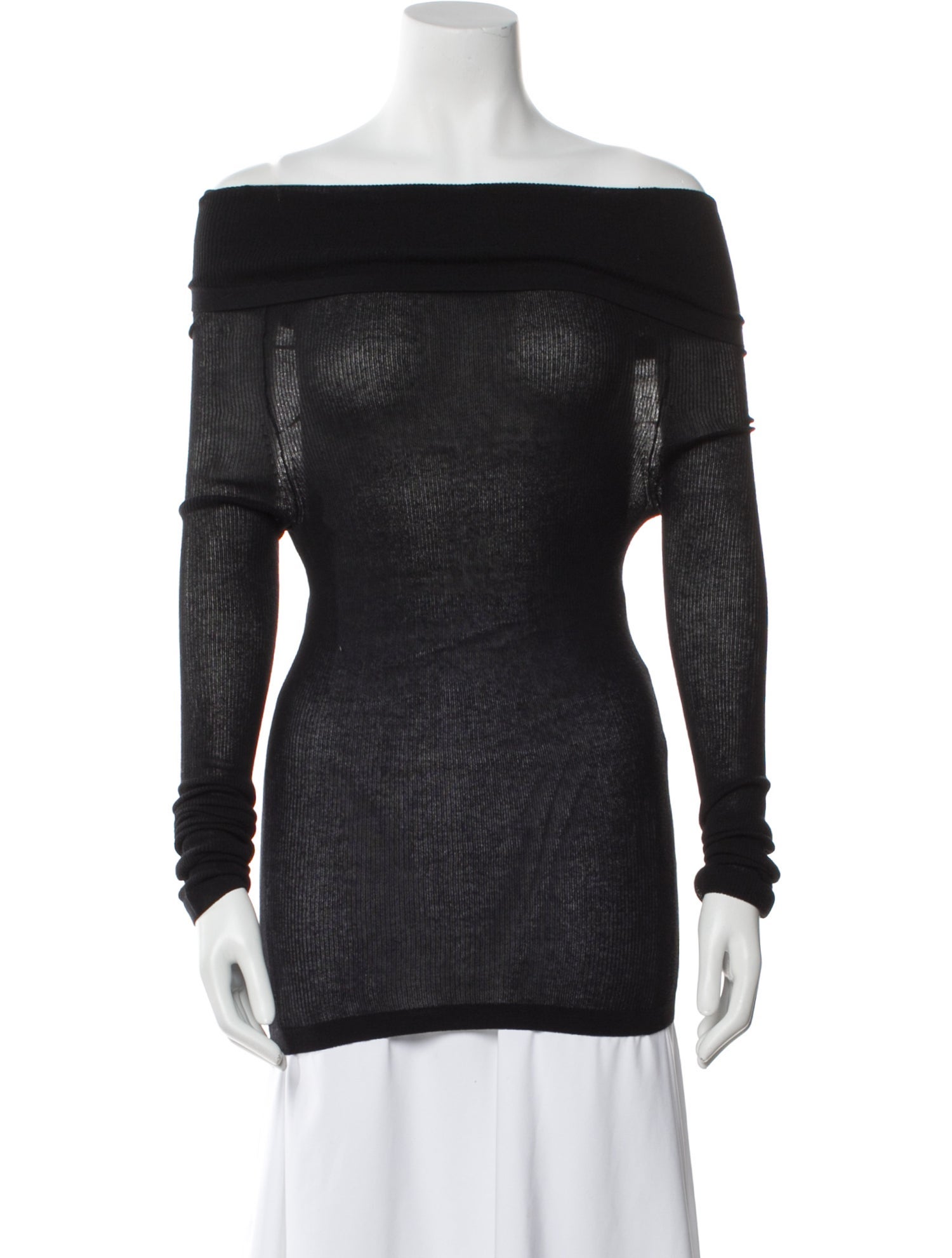 Burberry Off-The-Shoulder Sweater w/ Tags