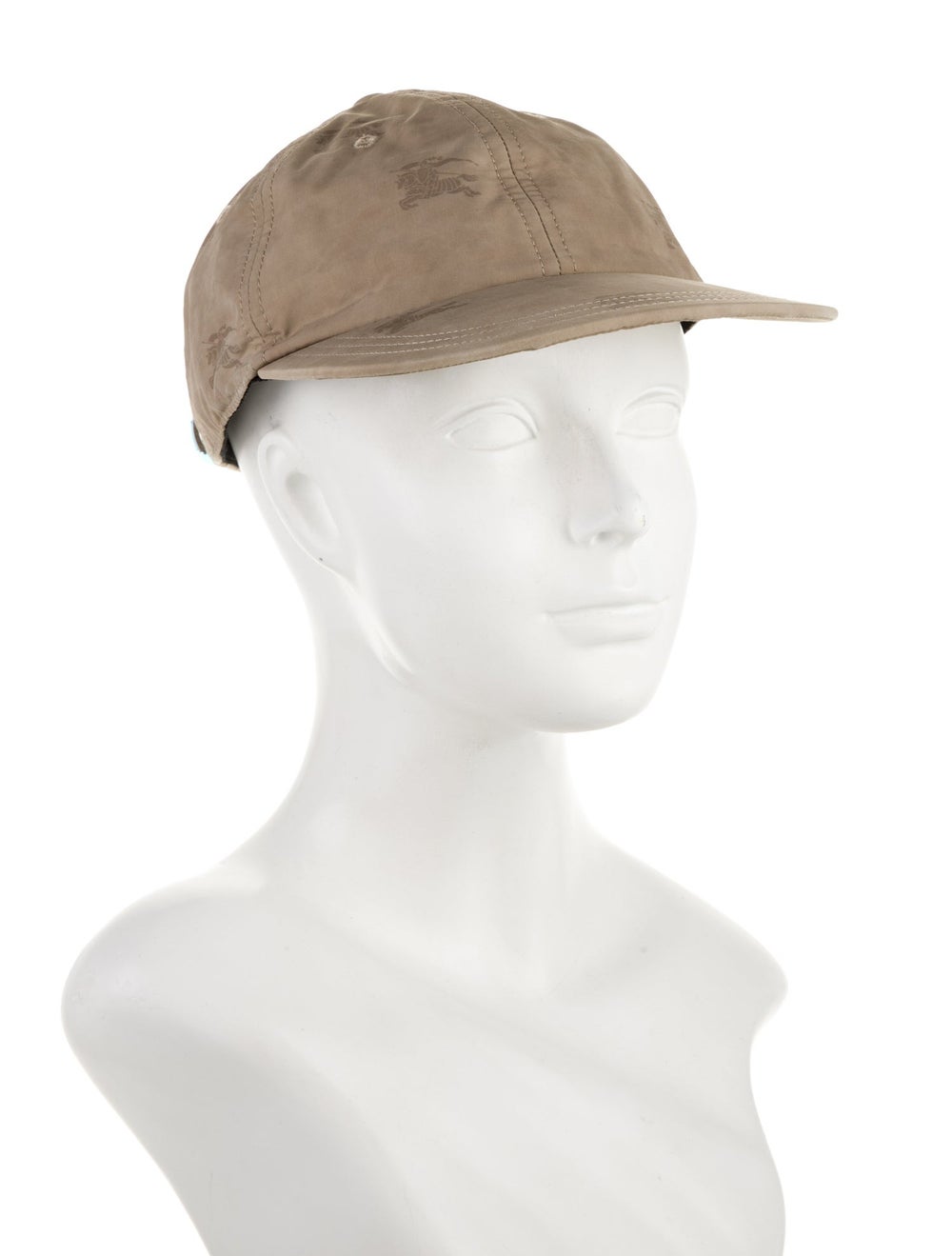 Neutral pattern printed nylon Burberry baseball c… - image 2