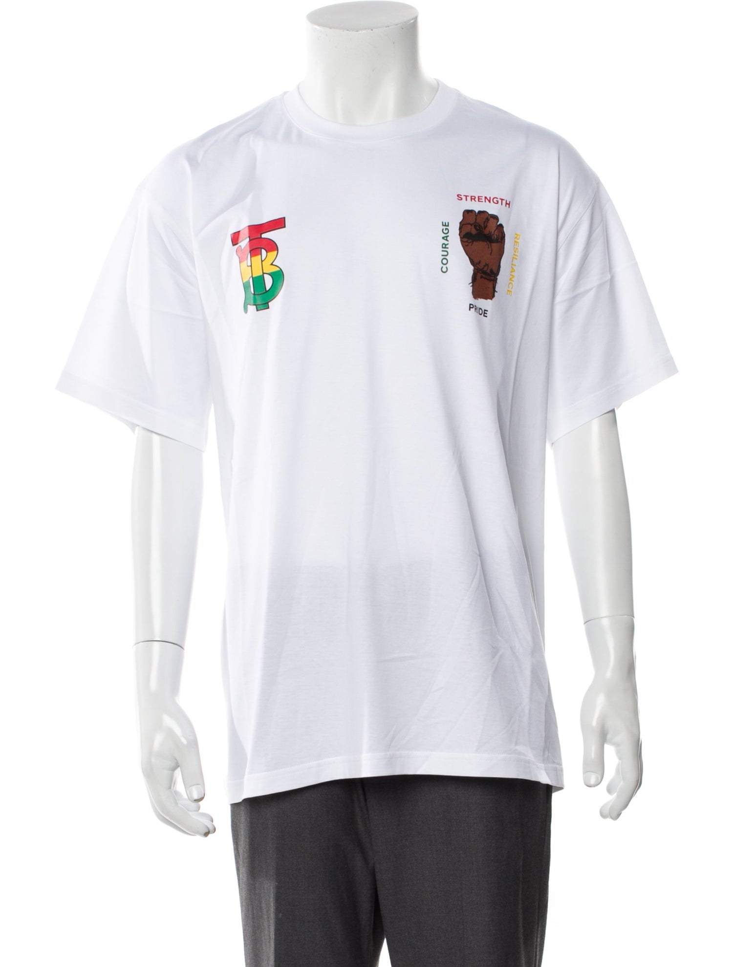 Burberry Graphic Print Crew Neck T-Shirt w/ Tags