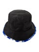 Burberry Black Pattern Printed Embroidered Bucket Hat