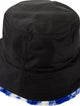 Burberry Black Pattern Printed Embroidered Bucket Hat