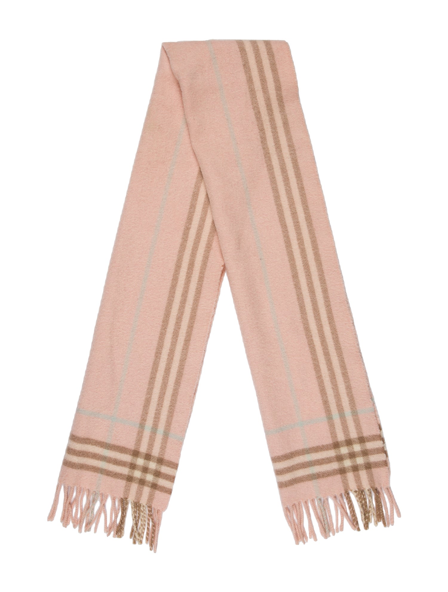 Burberry Cashmere Striped Scarf