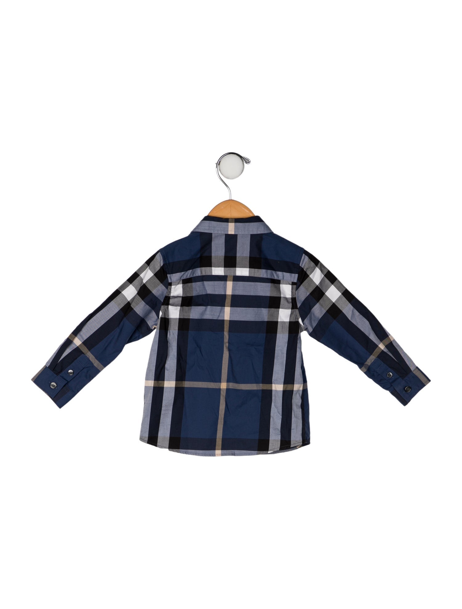 Burberry Toddler Boys' Patterned Printed Short Sleeve Shirt