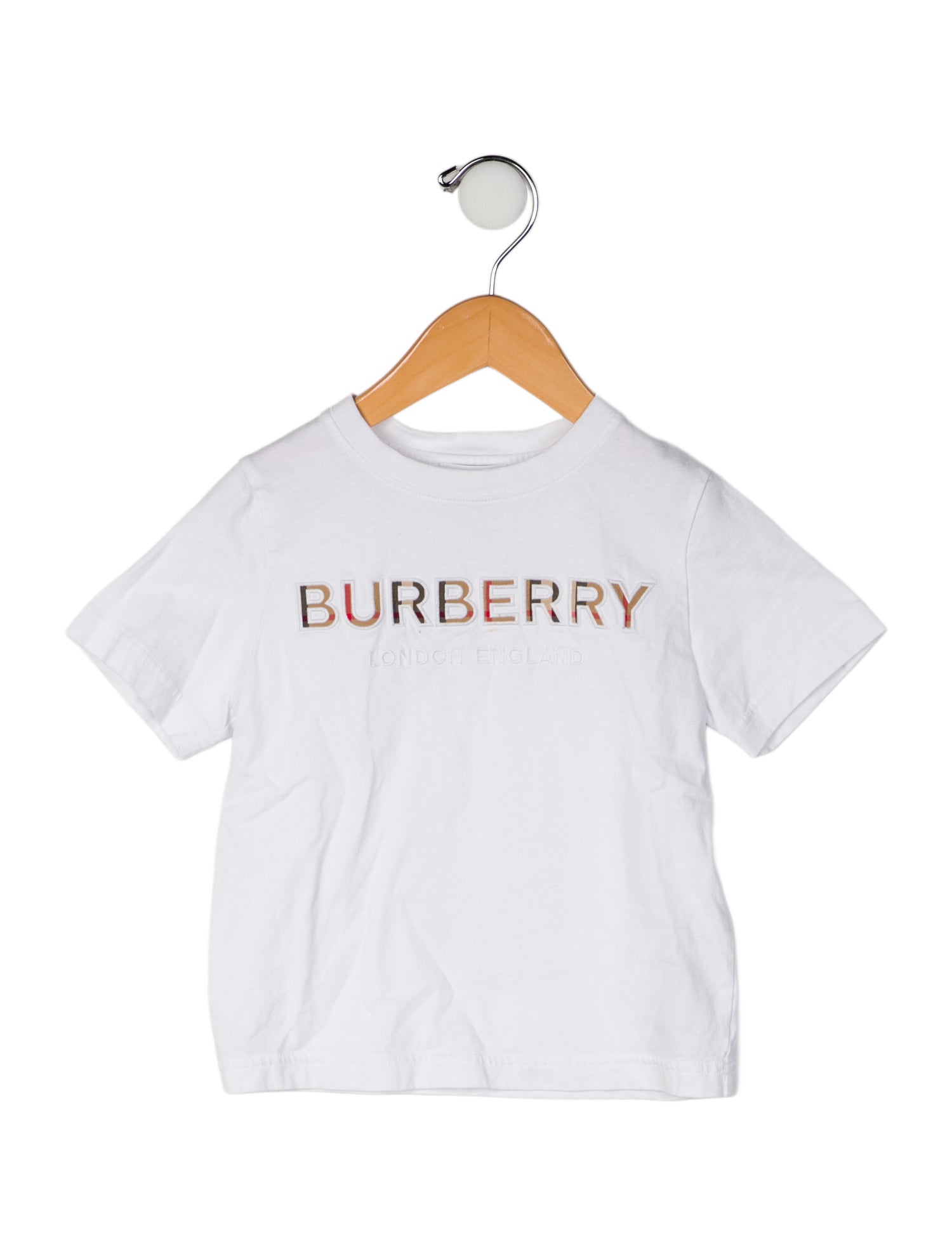 Burberry Toddler Girls' Patterned Printed Short Sleeve Shirt