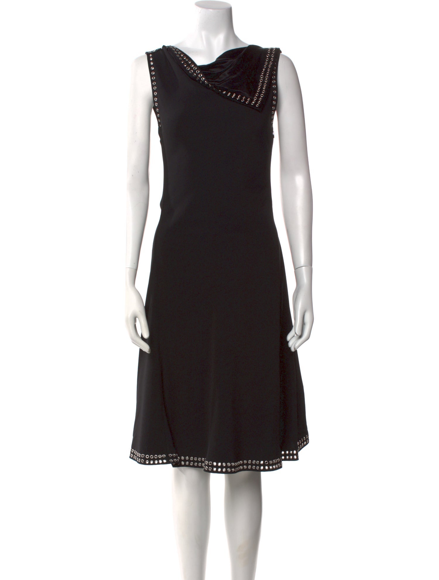 Burberry Cowl Neck Midi Length Dress w/ Tags