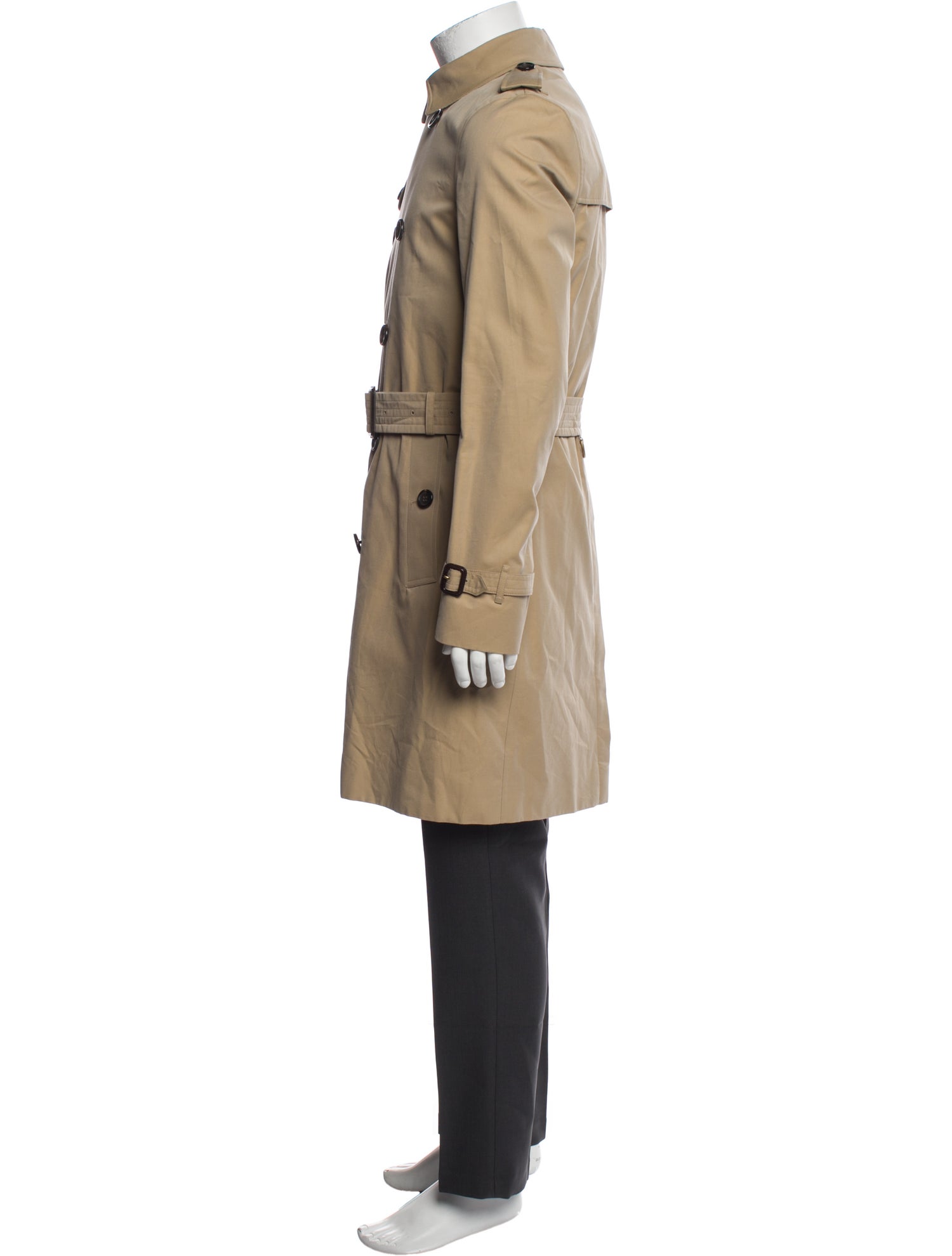 Burberry House Check Pattern Trench Coat