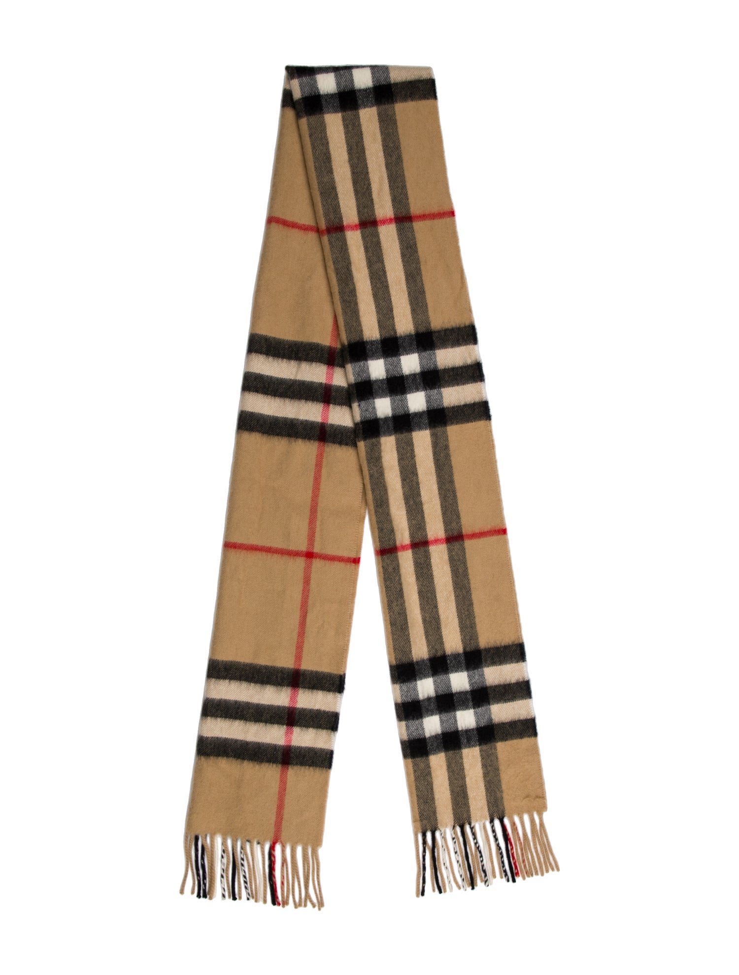 Burberry Cashmere Striped Scarf