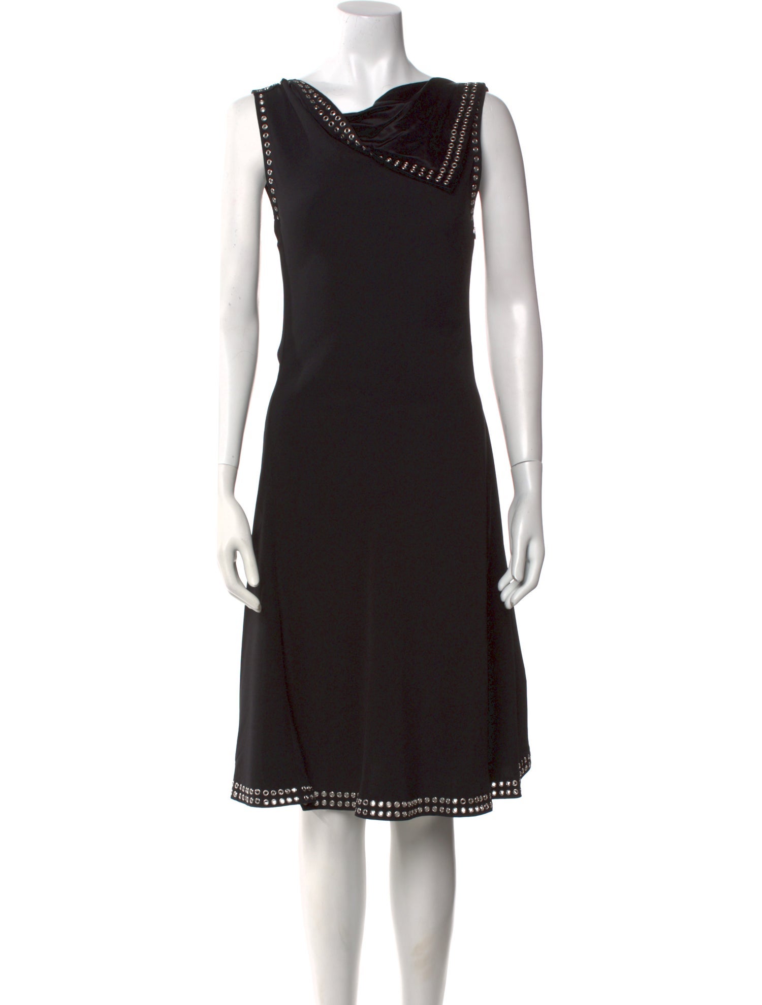 Burberry Cowl Neck Midi Length Dress w/ Tags