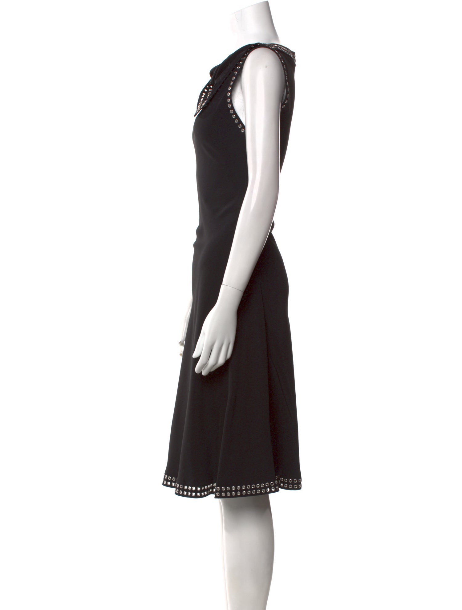 Burberry Cowl Neck Midi Length Dress w/ Tags